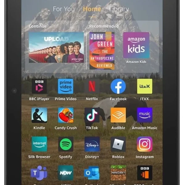 Amazon Fire HD 8 Tablet (12th Gen) in Black